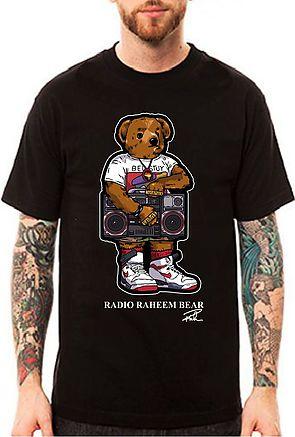 The Radio Raheem Bear T-Shirt in Black
