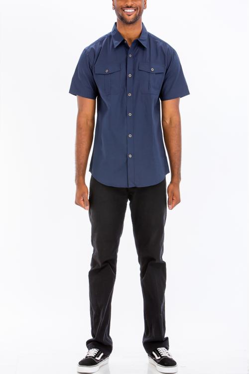 Classic Two Pocket Button Down