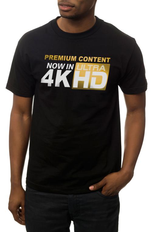The Now in High Definition Tee in Black