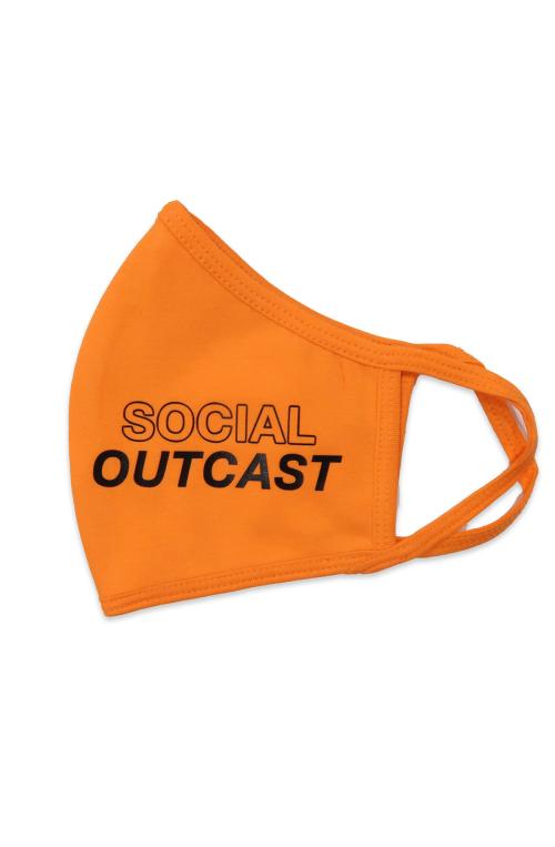 Social Outcast Mask in Orange