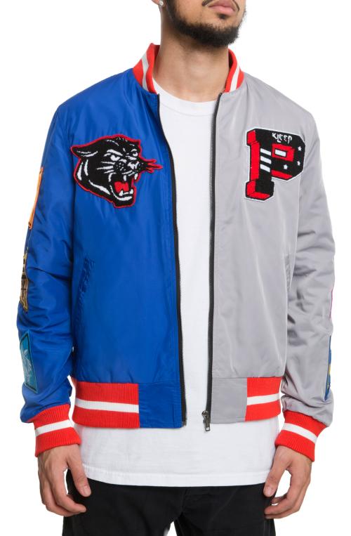 KLEEP Men's Premium Padded Nylon Bomber Jacket