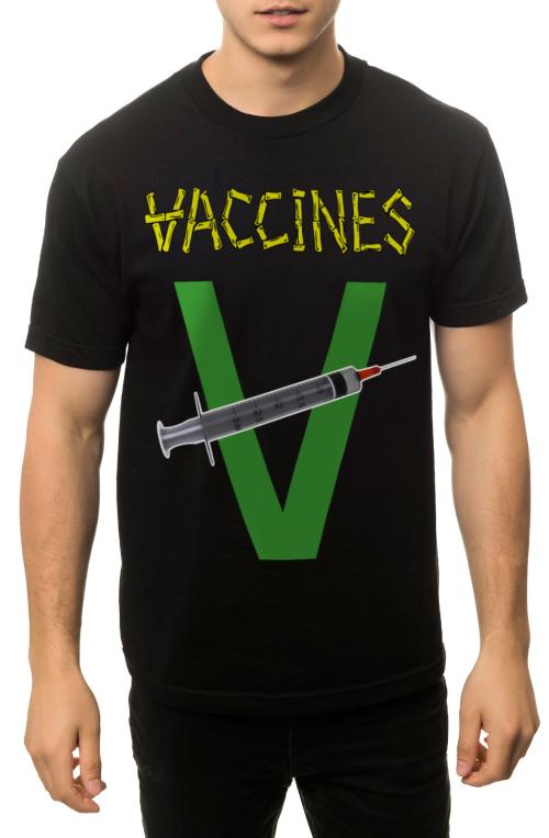 The Vaccines Tee in Black