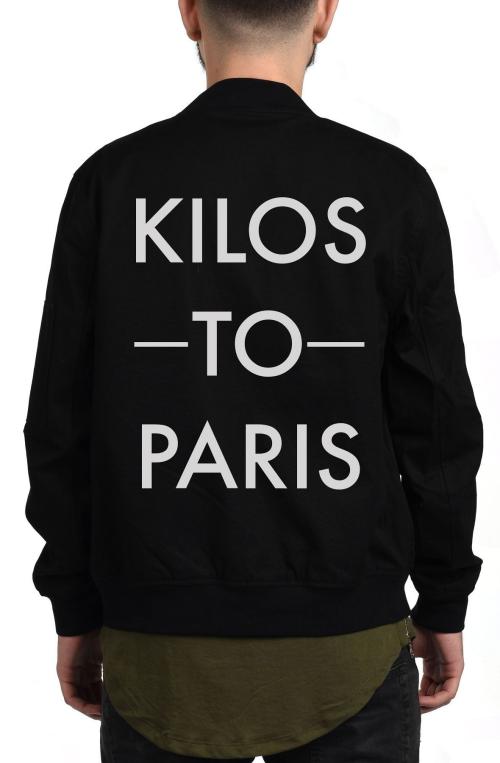 Kilos to Paris Canvas Jacket in Black
