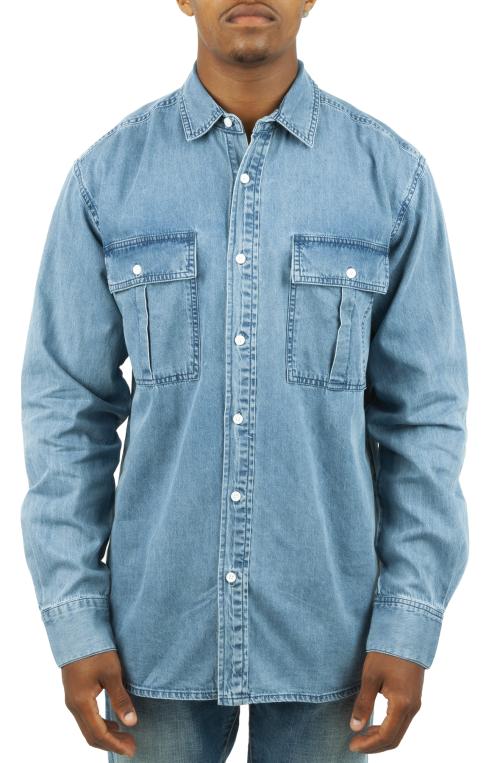 Denim Long Sleeve Shirt