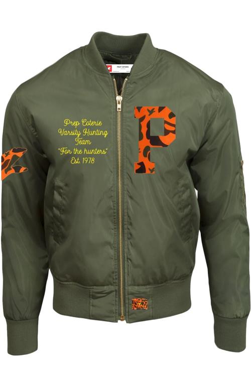 Hunt Team Letterman Bomber Jacket