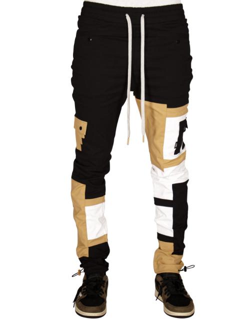 + Steps Color Blocking Cargo Joggers Pants