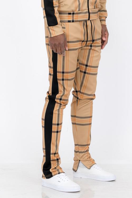 Plaid Out Track Pants