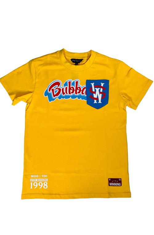 Stay Winning Bubbas Pocket Tee (Yellow)