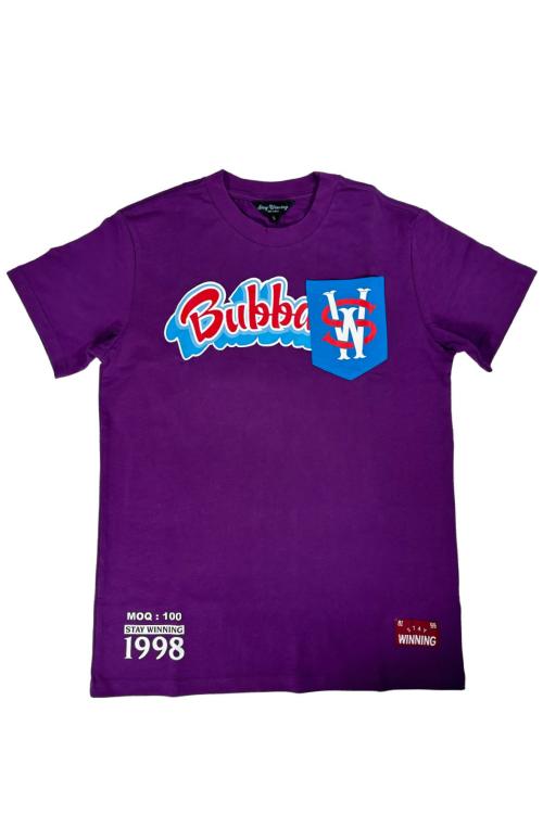 Stay Winning Bubbas Pocket Tee (Purple)