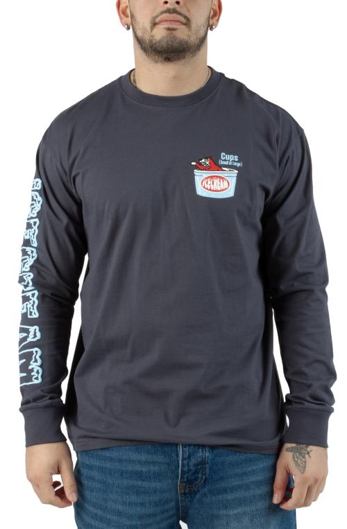 Cup Or Cone Long Sleeve Knit Tee
