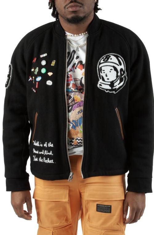 Helmet Varsity Jacket Black