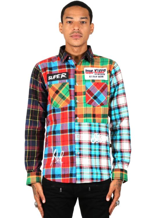 APEX Men's premium flannel button down shirt