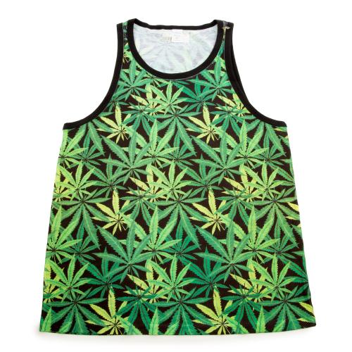 Weed Leaf Tank Top