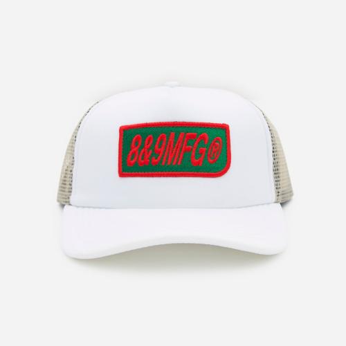 Sticker Trucker Hat White