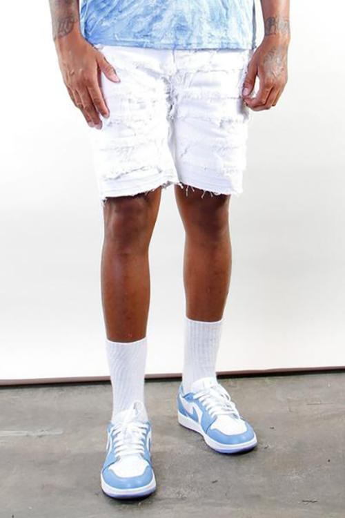 508 Union Stack Jeans White