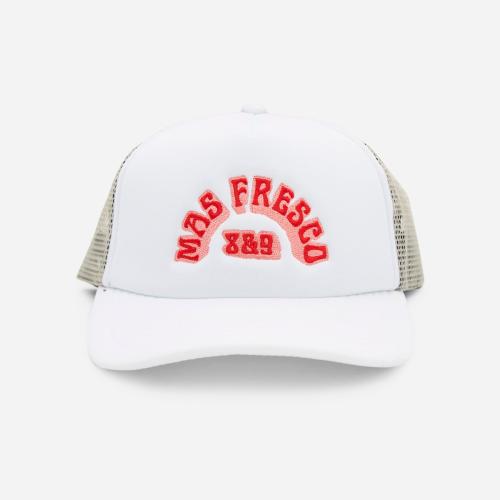 Mas Fresco Trucker Hat White