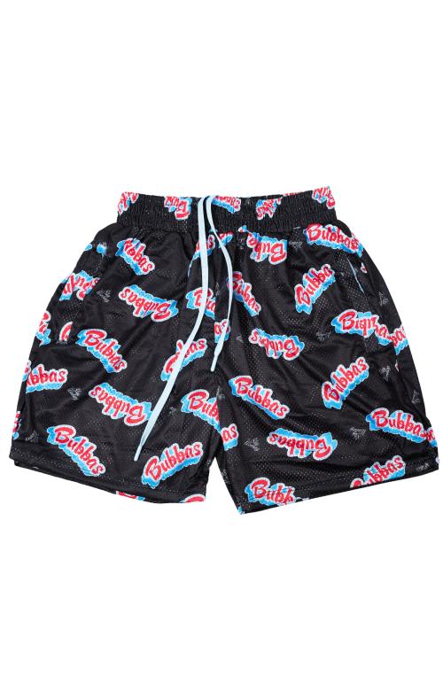Stay Winning Black All Over Bubbas Hoop Shorts