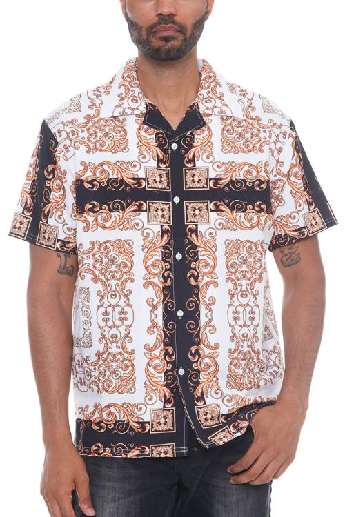 Montego Cross Print Shirt