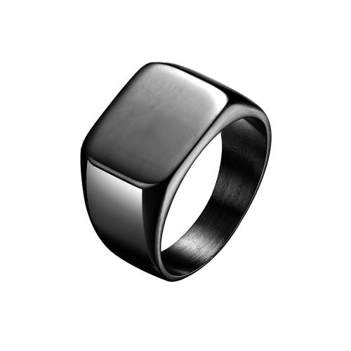 Mister Signet Ring Black