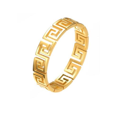 Mister Greek Cut Out Ring Gold