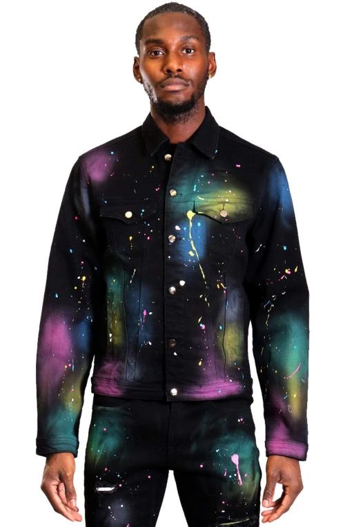 Galaxy Washed Denim Jacket