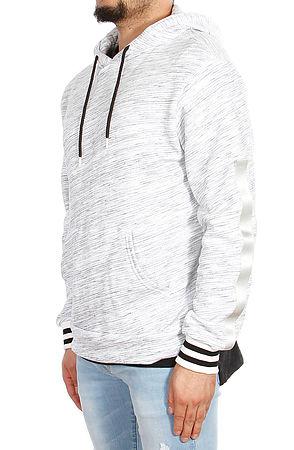 Stripe tape Light Weight Hoodie White