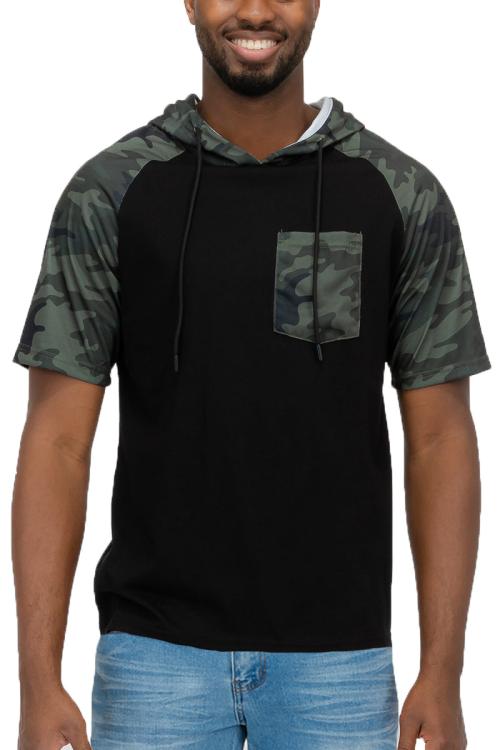 Camo Pocket Hooded Tee