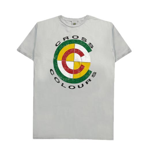 Cross Colours  Vintage Cross Hairs T-shirt - Pigment White