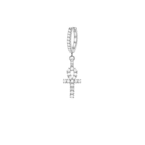 Mister Gem Ankh Earring Chrome