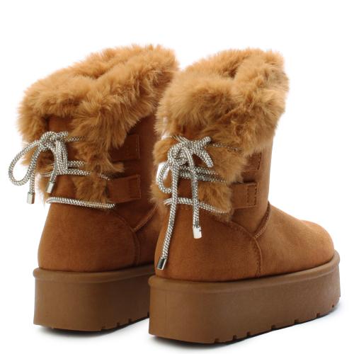 Faux Suede Bootie