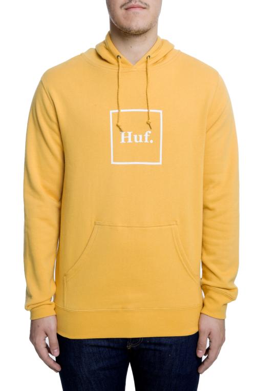 The Box Logo Pullover Hoodie in Mineral Yellow