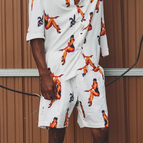 Players Club Resort Shorts White