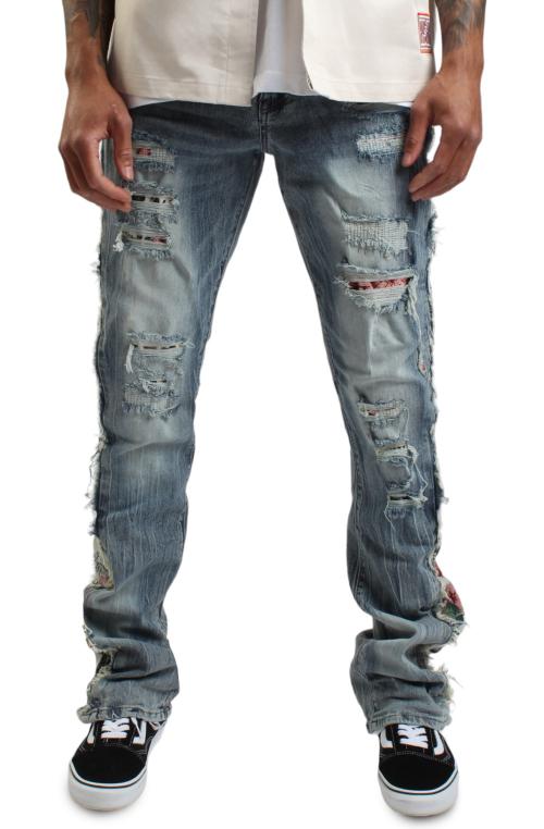 Hillside Taped Stack Jeans