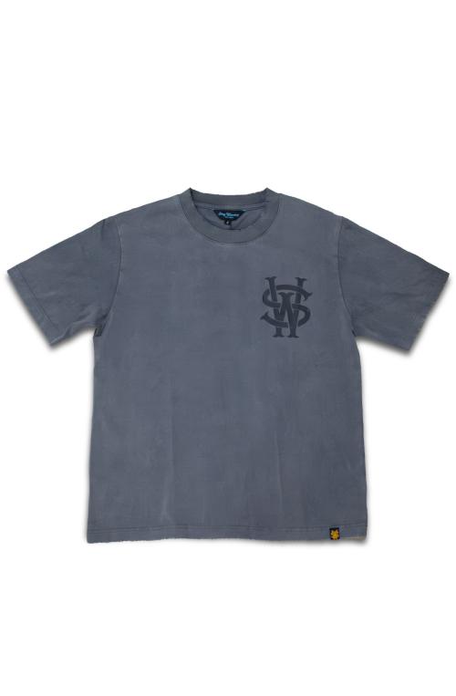 Stay Winning Vintage Wash Logo Charcoal Tee