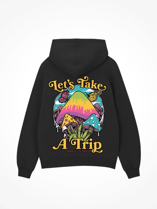 Lets Take a Trip - Black Hoodie