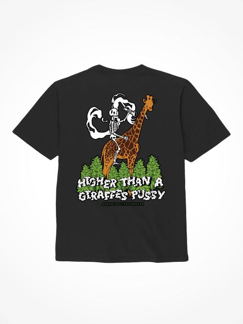 Giraffe P****- Black T-Shirt