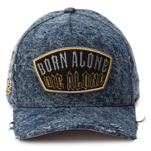 Born Alone Denim Hat