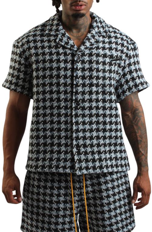 Tweed Button Up Shirt