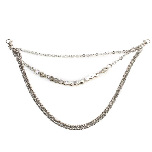 Skull Triple Wallet Chain