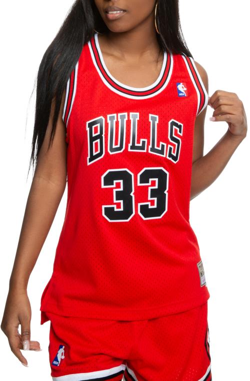 Scottie Pippen Chicago Bulls 1997-98 Swingman Jersey Red