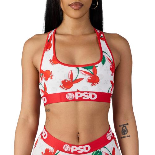 PlayBoy Cherry Lux Sports Bra