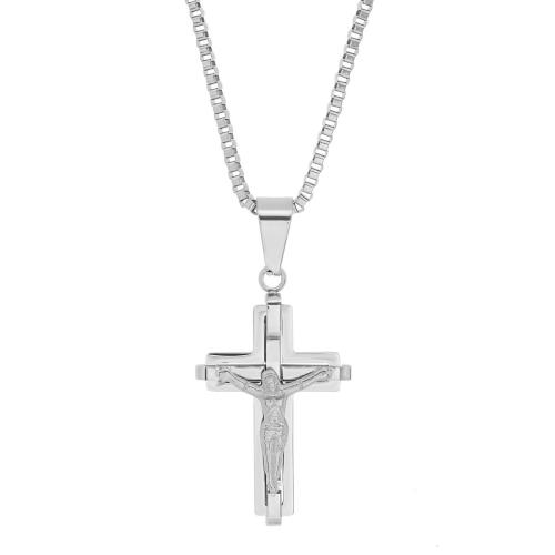 Stainless Steel Crucifix Pendant