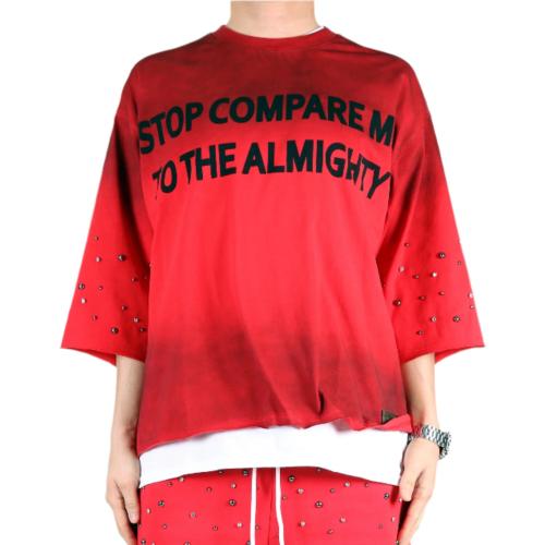 GARCIA S/N Jersey 3/4 Sleeve Crop top Tee