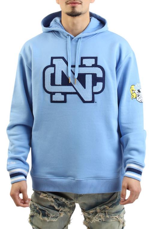 North Carolina Tar Heels Chainstich Fleece Pullover Hoodie