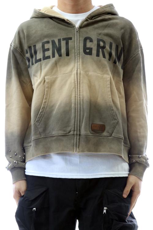 NEW ERIN French Terry Long Sleeve Crop Top Full Zip Hoodie
