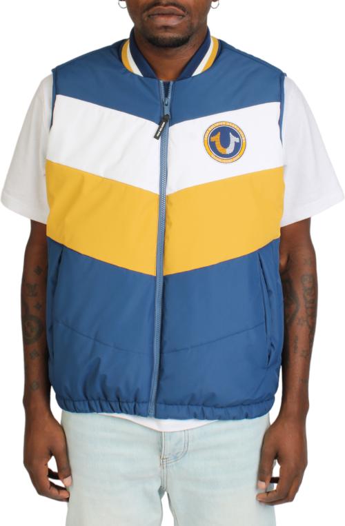 Chevron Puffer Vest