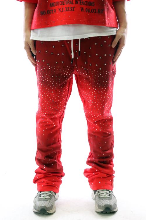SYNTH Washed French Terry Stacked Jogger Pants