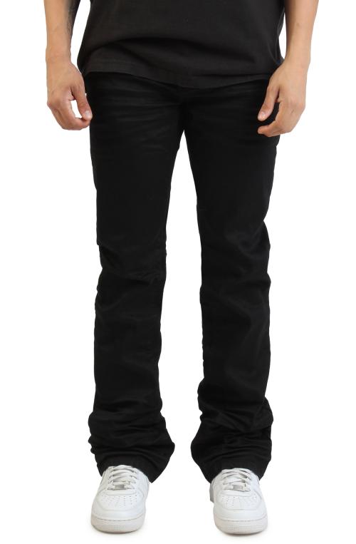 Stacked Flare Bottom Jean