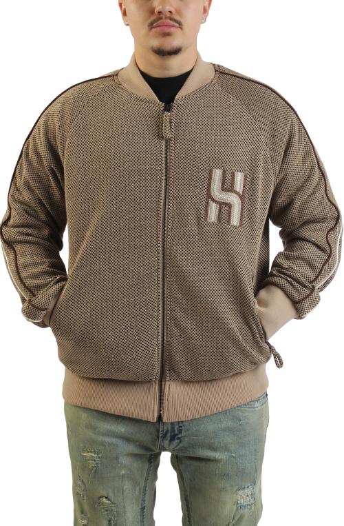 Novelty Knit Track Jacket