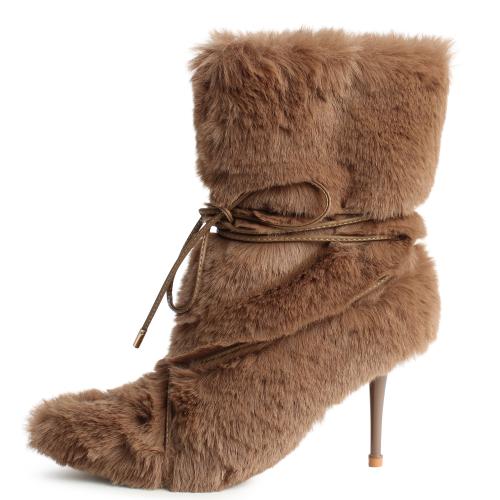 Chills-01High Heel Fur Boot